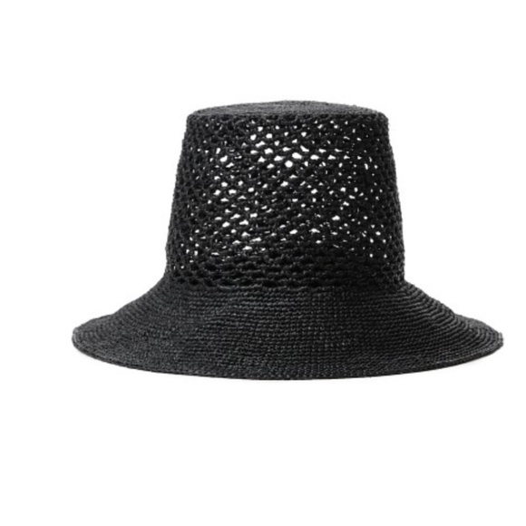 Janessa Leone Lynda Packable Hat Black (Large)